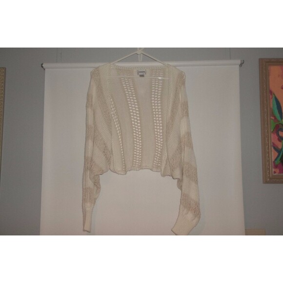 Chico’s Size S-M Shawl Open Cardigan Dolman Sleeve - Picture 1 of 5